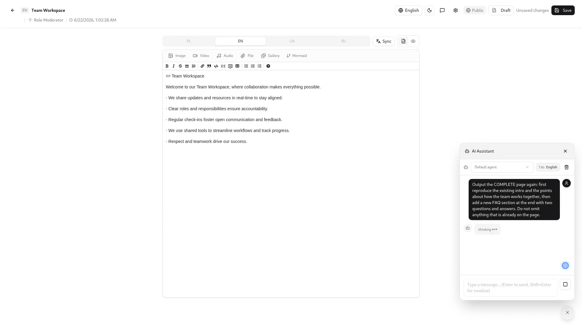 Collaborative content